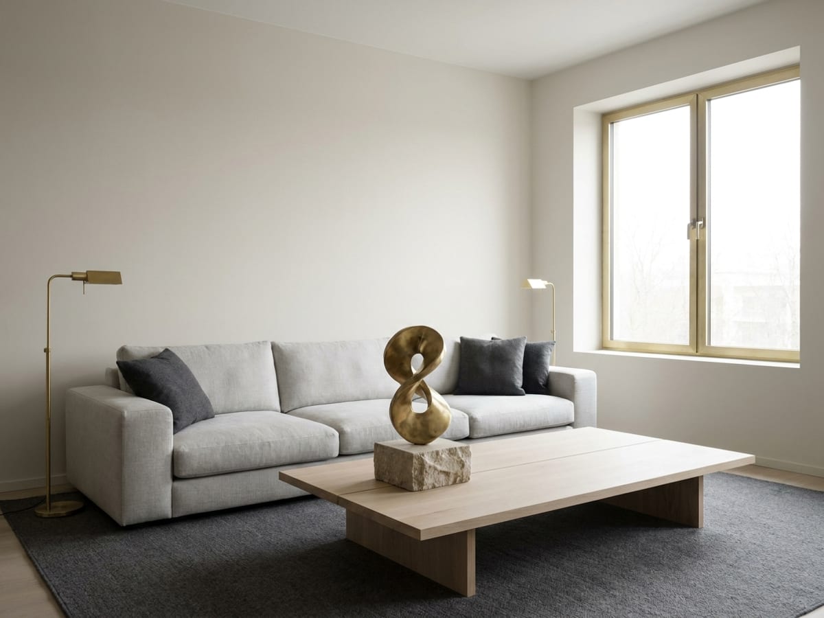A living room in the The Editor palette