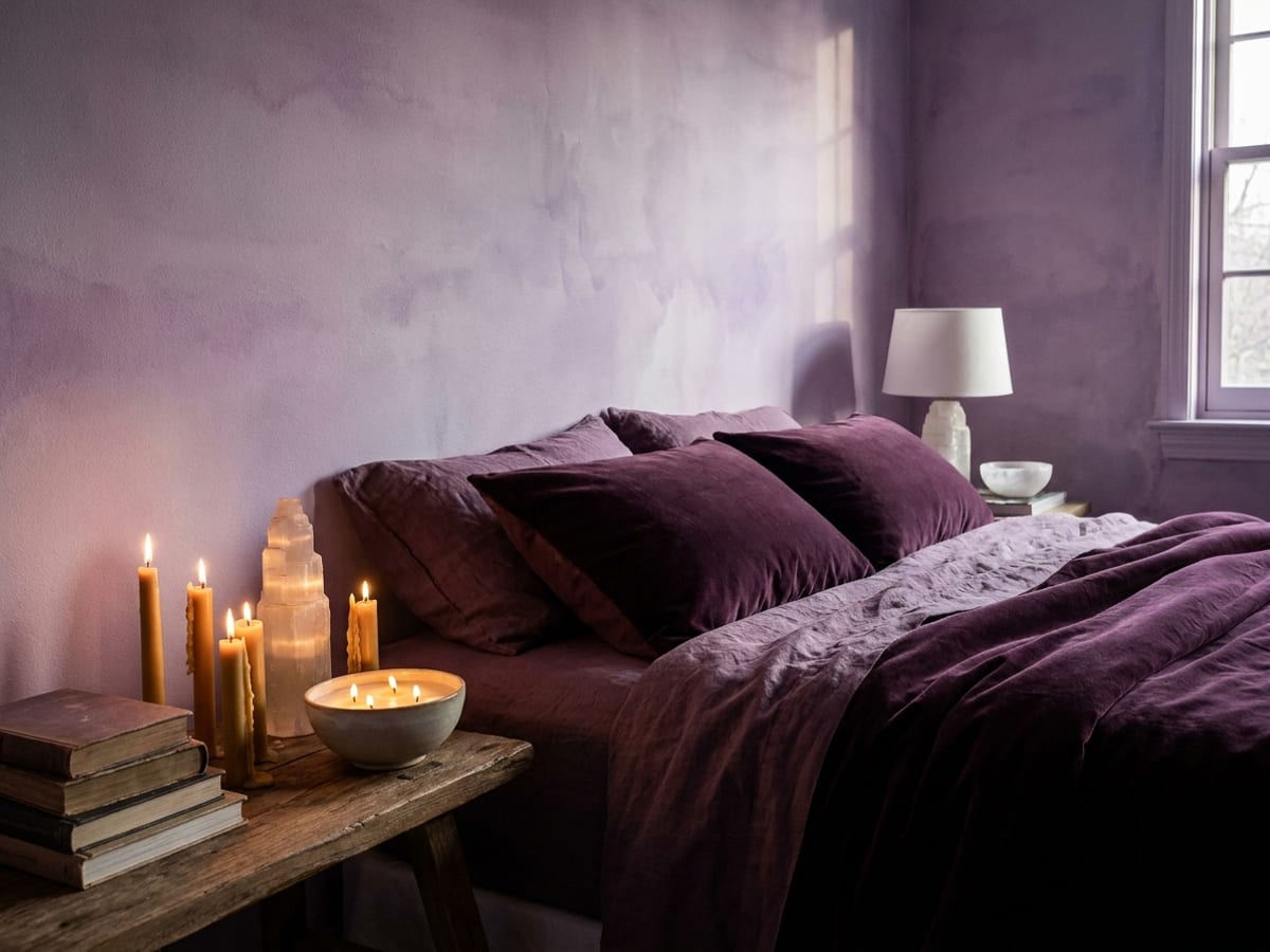 A bedroom in the The Mystic palette
